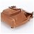 Zaino e borsa a tracolla Gucci Old Bamboo in pelle Cammello - vista 4