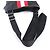 Borsa a tracolla Bally Trainspotting in pelle e nylon Nero Bianco Rosso - vista 2