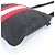 Borsa a tracolla Bally Trainspotting in pelle e nylon Nero Bianco Rosso - vista 4