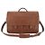 Borsa business 2-Way in pelle Coach Turnlock Marrone