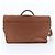 Borsa business 2-Way in pelle Coach Turnlock Marrone - vista 3