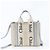 Borsa a tracolla 2-way Chloé Woody Small in tela e pelle Blu Beige - vista 3