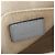 Borsa a tracolla 2-way Chloé Woody Small in tela e pelle Blu Beige - vista 8