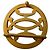 Hermès Cinturón reversible Hermes Double H Circle Logo Burdeos Camello - vista 10