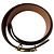 Hermès Cinturón reversible Hermes Double H Circle Logo Burdeos Camello - vista 5
