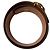 Hermès Cinturón reversible Hermes Double H Circle Logo Burdeos Camello - vista 6