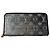 Louis Vuitton Zippy Wallet Monogram Jacquard Silber Marineblau