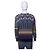 Kenzo Geometric Pattern Wool Blend Crewneck Sweater Brown White Red Blue Green Grey