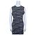 Missoni Vestido midi sin mangas a rayas Negro Blanco - vista 2