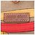 Borsa Tote Miu Miu in pelle e tela Marrone Rosso - vista 9