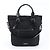 Borsa Tote 2-Way Burberry in pelle e nylon Nero