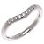 Autre Marque Anello da donna Tiffany & Co. Pt950 curvo con 9 diamanti