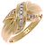 Autre Marque Anello da donna Tiffany & Co. 750YG Diamond Signature Cross