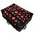 Borsa a mano Louis Vuitton Handle Soft Trunk (LV x YK) Collaborazione Yayoi Kusama Nero Rosso - vista 3