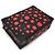 Borsa a mano Louis Vuitton Handle Soft Trunk (LV x YK) Collaborazione Yayoi Kusama Nero Rosso - vista 4