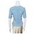 Rouje Paris Viscose Peplum Bluse Blau Floral - Ansicht 4