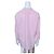 Autre Marque ME+EM Camisa de algodón a rayas rosas y blancas con pechera plisada Blanco - vista 4