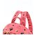 MCM Visetos Leder-Rucksack/Schultertasche mit Nieten Pink - Ansicht 2