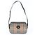 Borsa a tracolla in pelle Burberry Nova Check Shadow Horse Marrone Beige