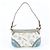 Borsa a tracolla in pelle Loewe Anagram 160th Anniversary Blu Beige - vista 3