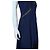High Tech Kleid in Marineblau mit Spitzenbesatz Schwarz - Ansicht 5