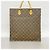 Louis Vuitton Monogram Sac Plat Tote Bag M51140 Brown Castaño - vista 17