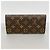 Louis Vuitton Monogram Portefeuille Emilie Long Wallet Marrone Rosso - vista 9
