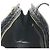 Borsa Tote Versace Big Medusa Logo Greca Nero - vista 14