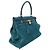 Hermès Borsa Hermes Kelly Relax 50 Grizzly Blu - vista 2
