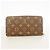 Portafoglio Zippy Monogram Louis Vuitton Marrone Blu chiaro - vista 7