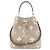 Néonoé Borsa a tracolla Louis Vuitton Bicolor Monogram Empreinte Neo Noe MM M45555 Grigio Crudo