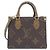 Louis Vuitton Monogram Giant OnTheGo BB Handtasche Braun