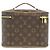 Bolso Louis Vuitton Monogram Nice BB M42265 Castaño - vista 2
