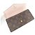 Louis Vuitton Monogram Portefeuille Sarah Wallet Braun Pink - Ansicht 3