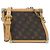 Louis Vuitton Monogram Mosaic Wavy Schultertasche Braun