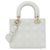 Borsa a mano Lady Small Christian Dior MY ABCDIOR Bianco - vista 2