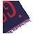 Sciarpa Stole Gucci in blu navy e rosso - vista 2