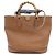 Borsa a mano Gucci Diana in pelle marrone