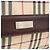 Bolsa de Ombro Burberry Nova Check Preto Bege Bordeaux - vista 6