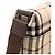 Bolsa de Ombro Burberry Nova Check Preto Bege Bordeaux - vista 7