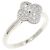 Van Cleef & Arpels Sweet Alhambra Ring in 18K Weißgold Golden