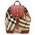 Burberry House Check Mini-Rucksack Rot Beige - Ansicht 2
