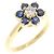 Autre Marque Tiffany & Co. Saphir-Bandring Golden