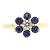 Autre Marque Tiffany & Co. Saphir-Bandring Golden - Ansicht 2