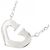 Collana Cartier C Heart D'oro - vista 3