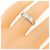 Anello Cartier Mini Love Interamente Diamanti in Oro Bianco D'oro - vista 4