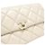 Borsa a tracolla Chanel AP4592 in pelle d'agnello beige - vista 4