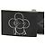 Cintura Louis Vuitton Monogram Standard Nero Monogramma - vista 2