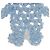 Portachiavi Prada Saffiano Trick Bear Blu Blu chiaro - vista 10