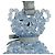Portachiavi Prada Saffiano Trick Bear Blu Blu chiaro - vista 9